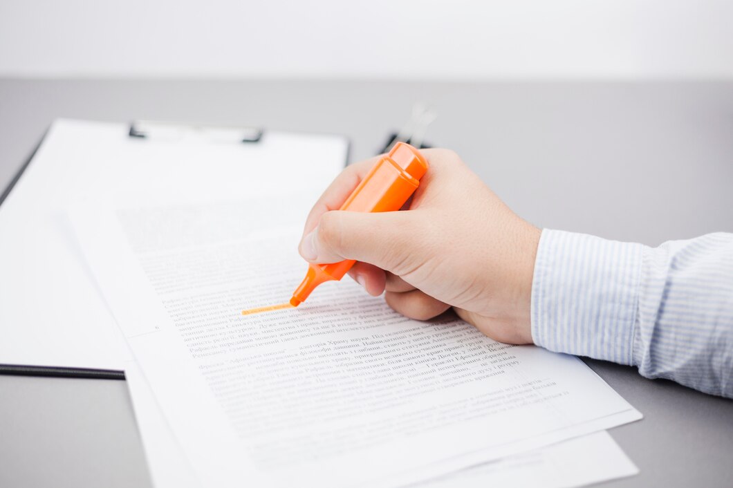 concepto negocios contrato marcador 23 2148102513